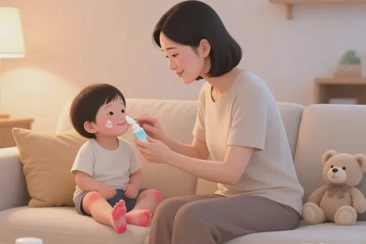 小儿脚上出湿疹可以根治吗(图1)