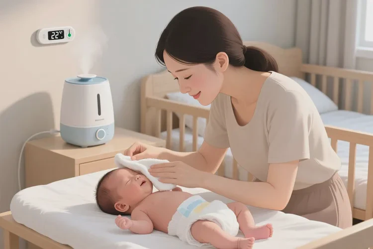 新生儿脸上经常起湿疹可以根治吗(图1)