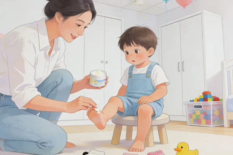 小儿脚上容易长湿疹能根治吗(图1)