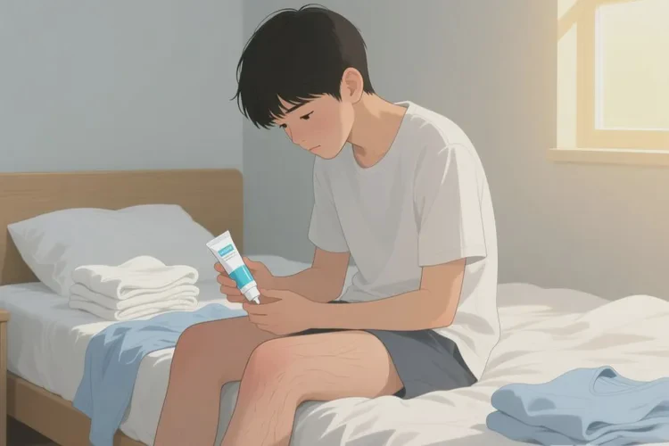 青少年大腿出现湿疹可以根治吗(图1)