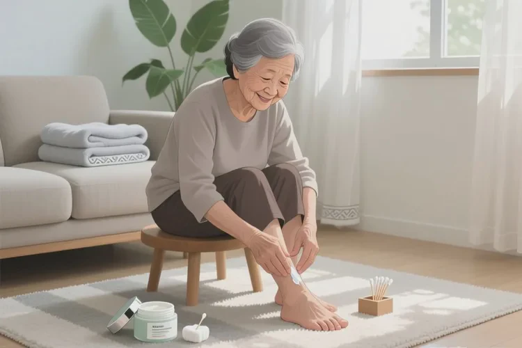 老年人脚上出现湿疹可以根治吗(图1)