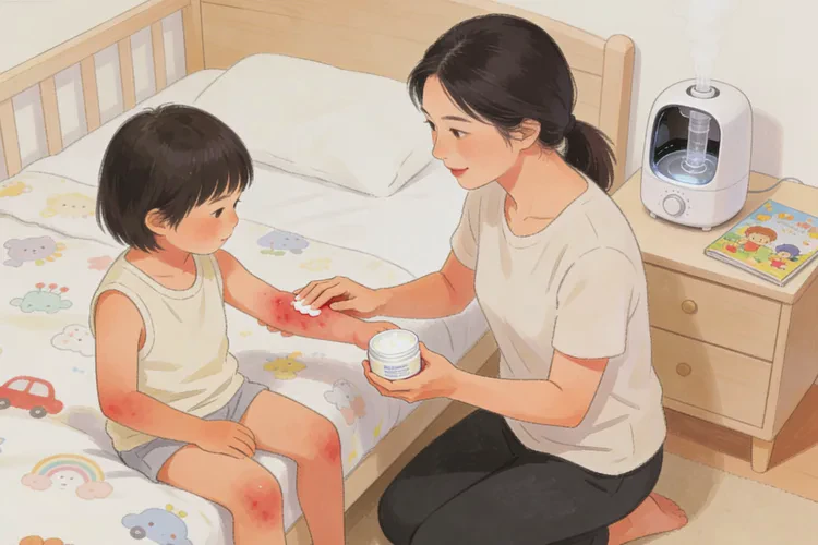 小儿手臂起湿疹可以根治吗(图1)