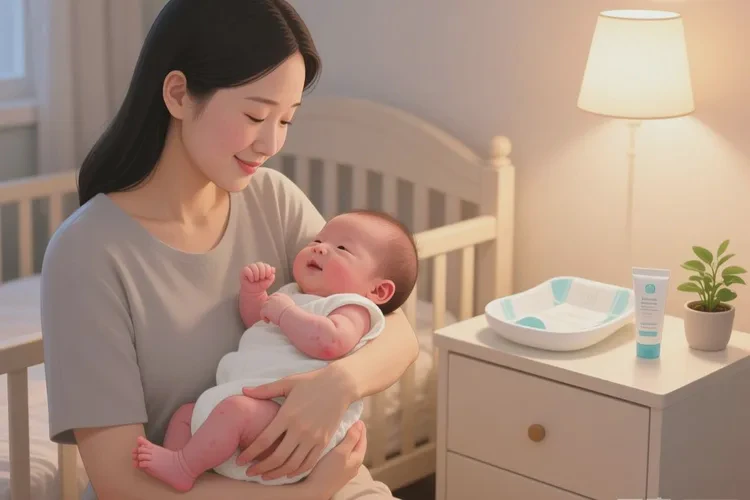 新生儿手臂上长湿疹可以根治吗(图1)