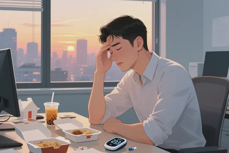 30岁中餐血糖23.3是怎么回事(图1)