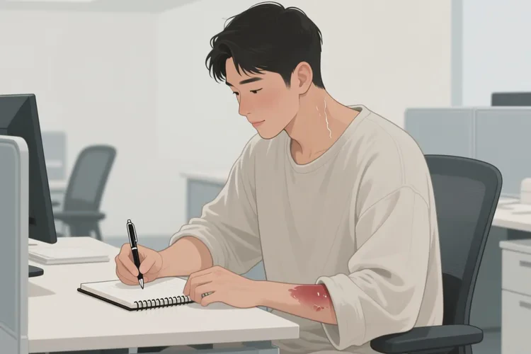 男生肚子上偶尔起湿疹可以根治吗(图3)