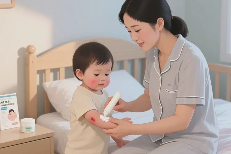 幼儿手臂有湿疹可以根治吗(图1)