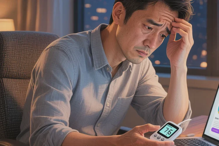 33岁晚上血糖7点6是怎么回事(图2)