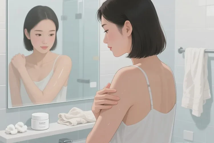 女生手臂上有湿疹可以根治吗(图1)