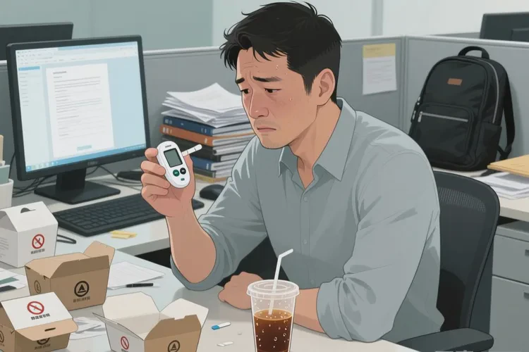 30岁中餐血糖18.6是怎么回事(图1)