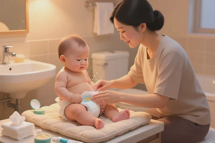 幼儿屁股长湿疹可以根治吗(图1)