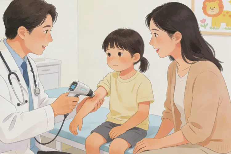 小儿手臂有湿疹能根治吗(图1)