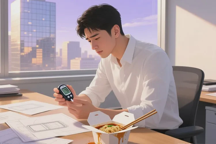 30岁中餐血糖6.4是怎么回事(图1)