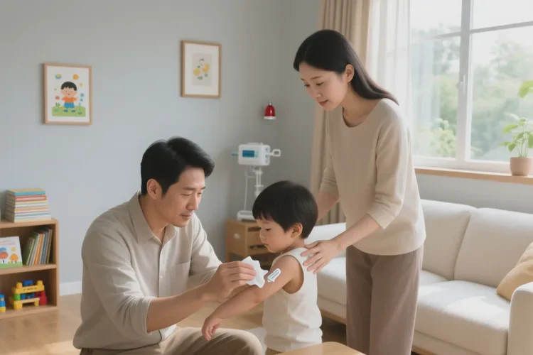 幼儿手臂上偶尔长湿疹可以根治吗(图1)