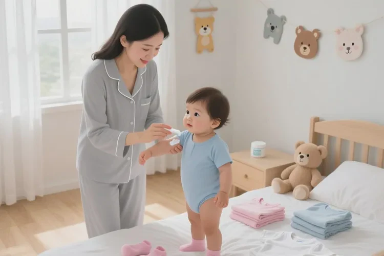 小儿手臂上容易起湿疹可以根治吗(图1)