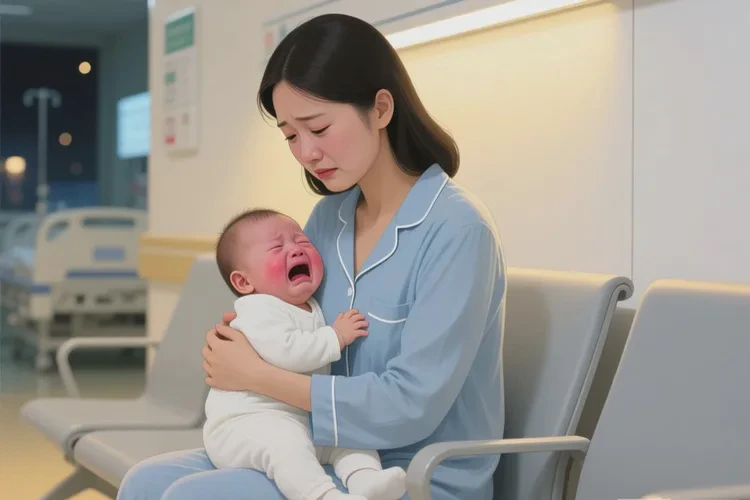 新生儿脸上出现湿疹可以根治吗(图1)