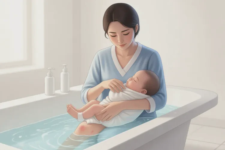 新生儿大腿上有湿疹可以根治吗(图2)