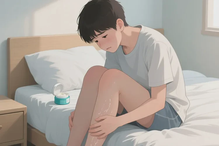 青少年大腿经常长湿疹可以根治吗(图1)