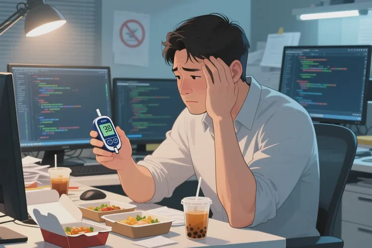 30岁中餐血糖10点7是怎么回事(图1)