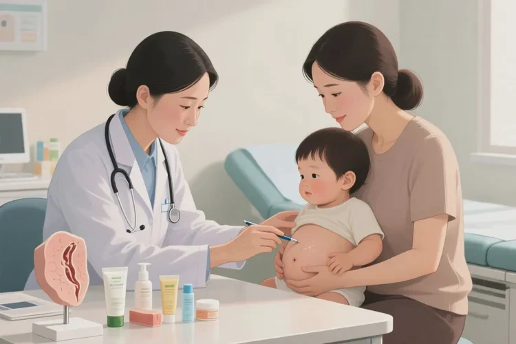 幼儿肚子上长湿疹可以根治吗(图3)