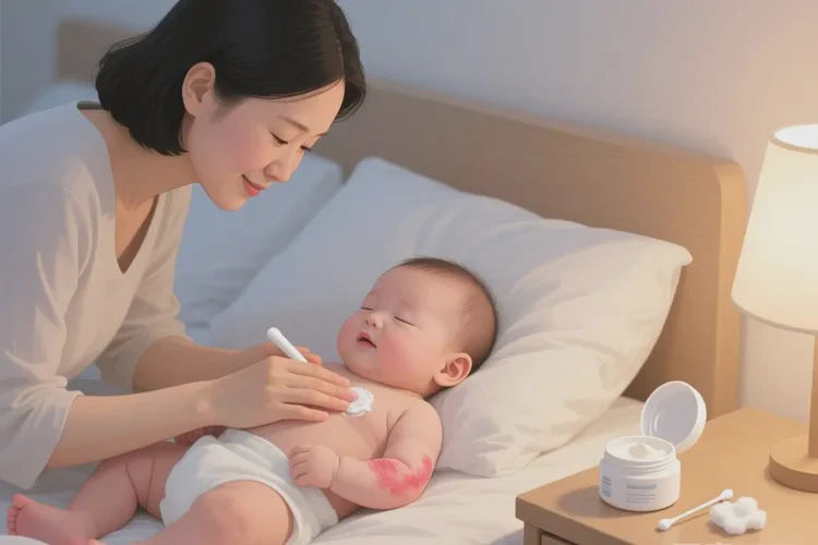 新生儿手臂出湿疹可以根治吗(图1)