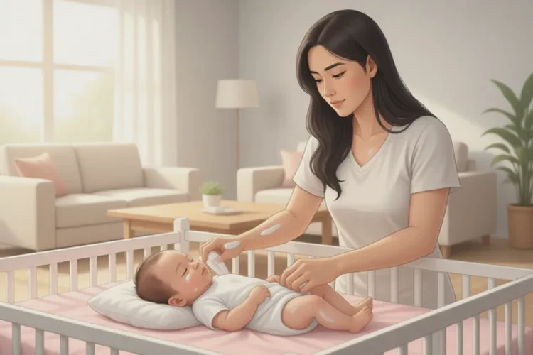 新生儿脖子上容易长湿疹可以根治吗(图2)