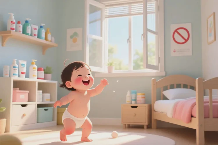 幼儿肚子上长湿疹可以根治吗(图4)