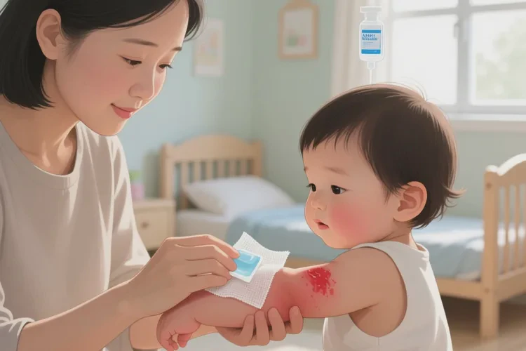 幼儿四肢长湿疹可以根治吗(图1)