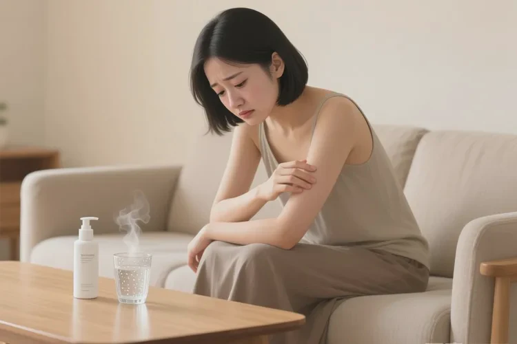 女性手臂长湿疹可以根治吗(图1)