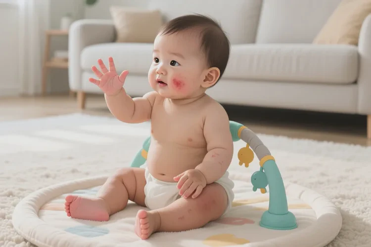 新生儿手上容易长湿疹可以根治吗(图2)