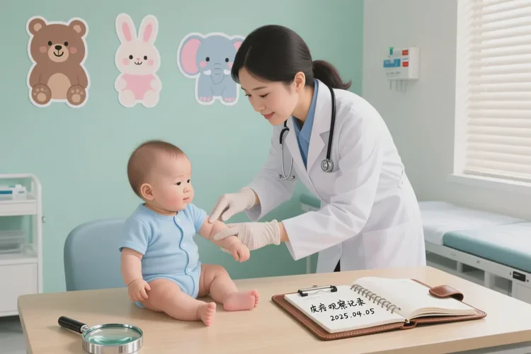 新生儿手臂上起湿疹可以根治吗(图3)