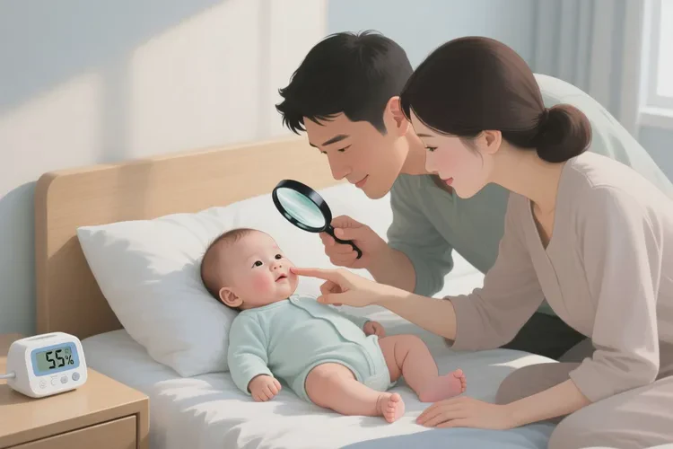 新生儿脸上经常起湿疹可以根治吗(图3)