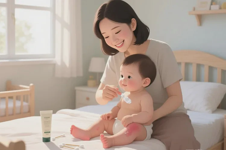 小儿小腿上容易起湿疹可以根治吗(图1)