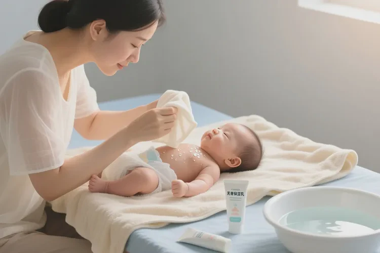 新生儿脖子上出湿疹可以根治吗(图1)