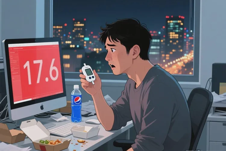 30岁早上空腹血糖17点6是怎么回事(图1)