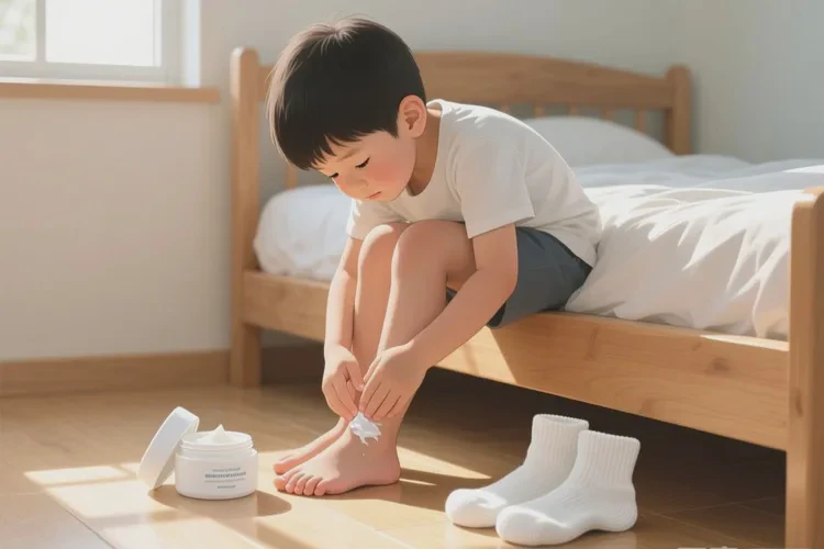 小儿脚上经常长湿疹可以根治吗(图1)