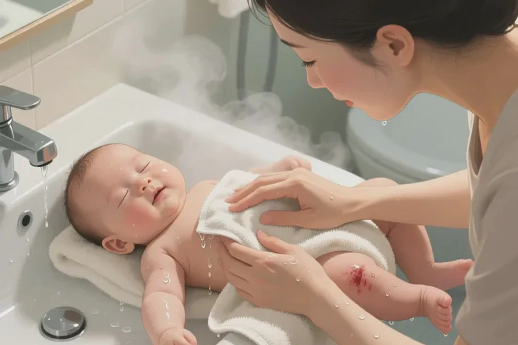 新生儿手臂起湿疹可以根治吗(图2)