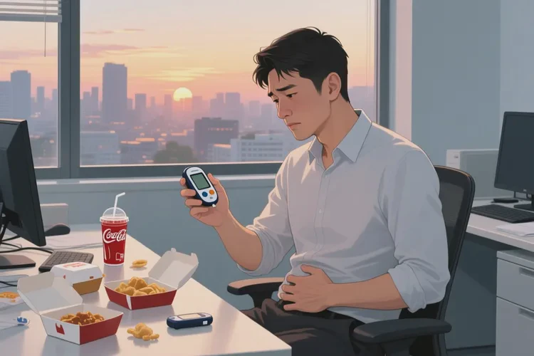 30岁中餐血糖14.4是怎么回事(图1)