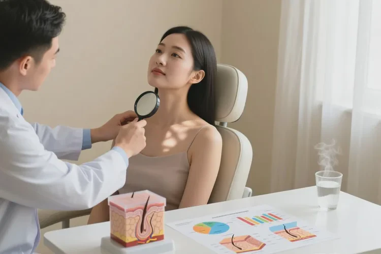 女生脖子容易起湿疹可以根治吗(图3)