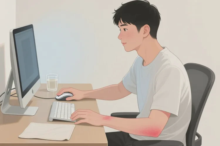 男生四肢有湿疹可以根治吗(图1)