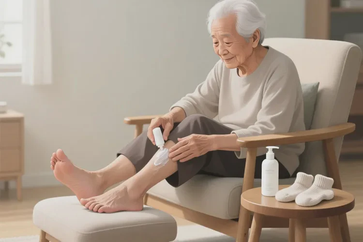 老年人脚上经常起湿疹可以根治吗(图1)