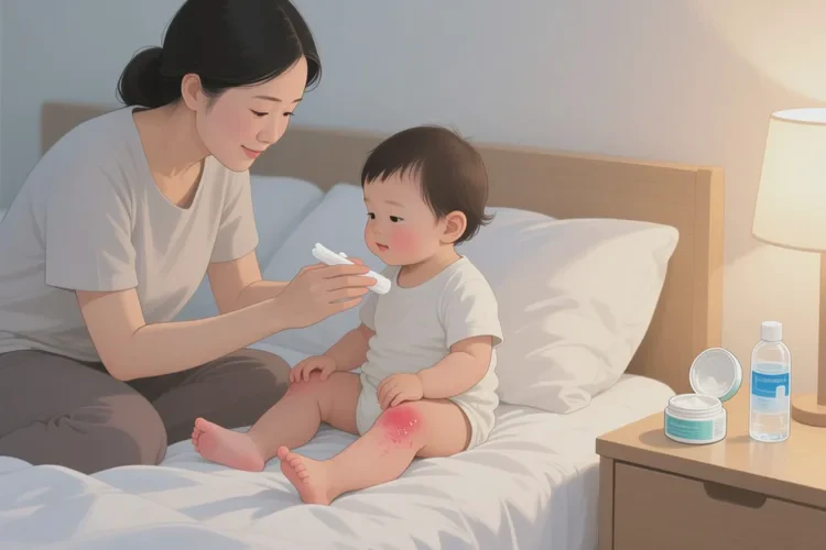 小儿大腿上起湿疹能根治吗(图1)