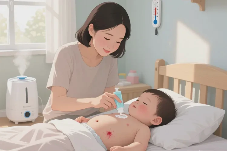 幼儿肚子出现湿疹可以根治吗(图1)