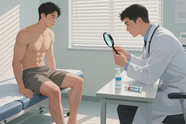 男生大腿上容易起湿疹可以根治吗(图1)