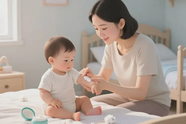 幼儿手臂上有湿疹可以根治吗(图1)