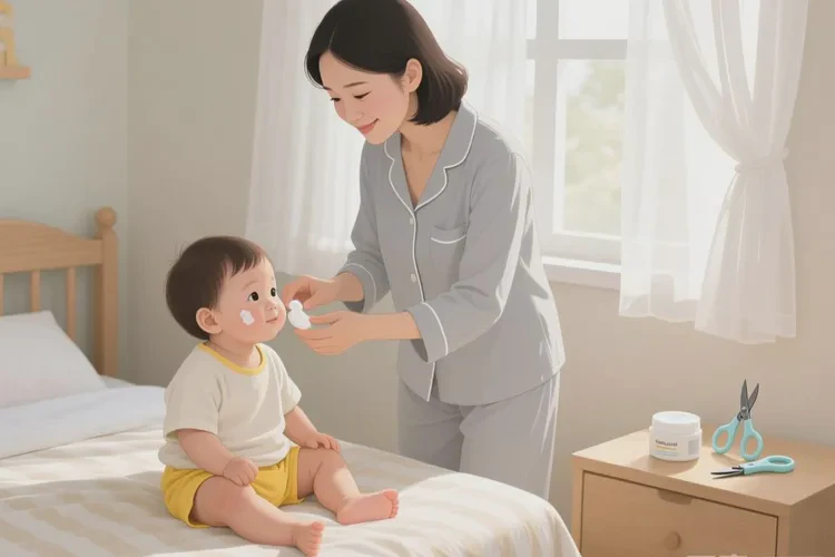 小儿大腿上出现湿疹可以根治吗(图1)