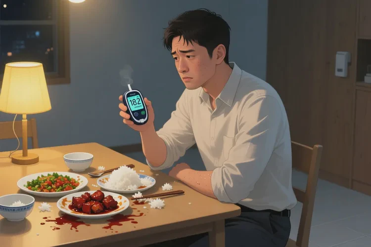 30岁晚餐血糖19.6是怎么回事(图1)