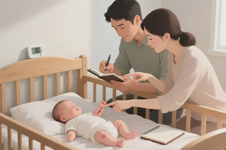 新生儿手臂偶尔起湿疹可以根治吗(图3)