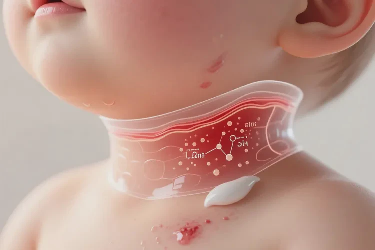 幼儿脖子长湿疹可以根治吗(图2)