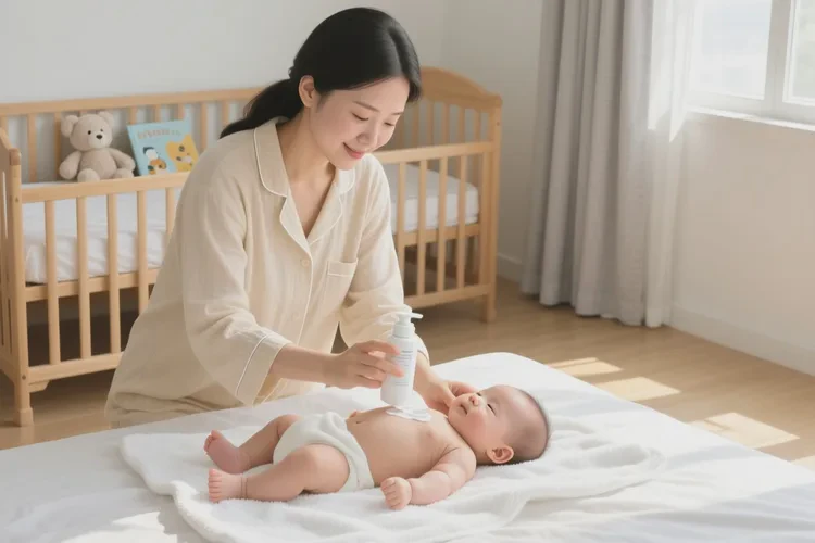 新生儿脸上容易起湿疹可以根治吗(图1)