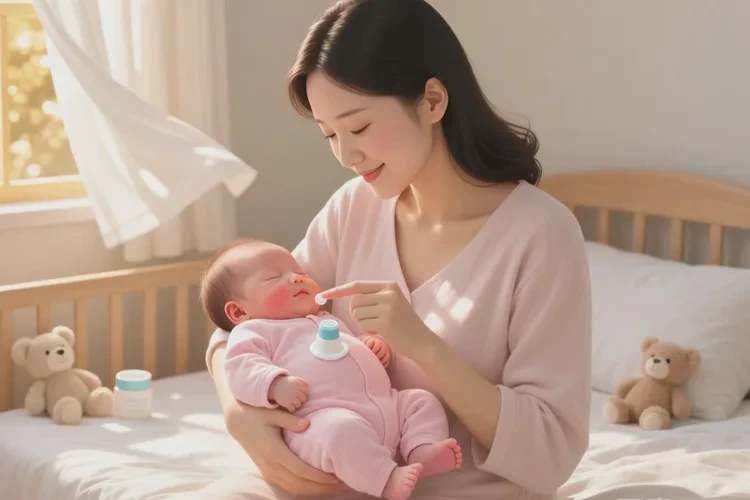 新生儿肚子上经常长湿疹可以根治吗(图1)